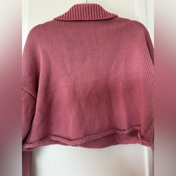Show me your Mumu Pink Crop Sweater - Picture 10 of 10